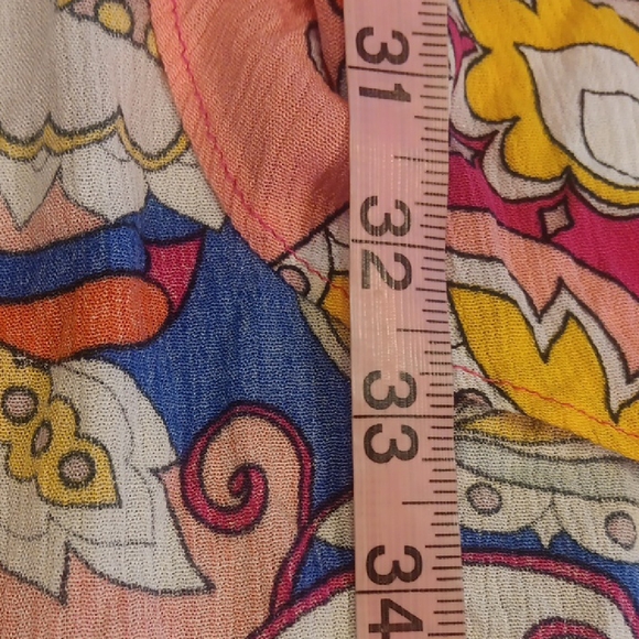 Trina Turk Sevilla Asymmetric Swimsuit Cover Up Midi Dress In Vibrant Colors - Picture 14 of 14